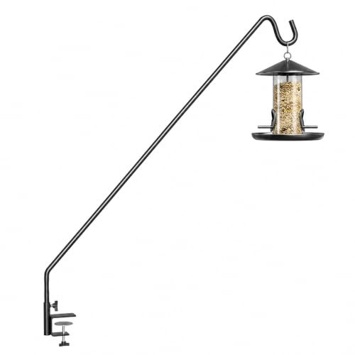 MIXXIDEA Heavy Duty Extensible Deck Hook - Adjustable for Hanging Bird Feeders, Plants, Wind Chimes, Lanterns