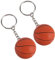 Milisten Schlüsselanhänger, 2 Stück, Kugel-Schlüsselanhänger, Schlüsselanhänger, zum Aufhängen, für , Basketball