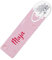 Striefchen® Lesezeichen für Pferdegeschichten mit Wunschnamen und Pferd im Blumenrahmen bedruckt, 2 Varianten Rosa