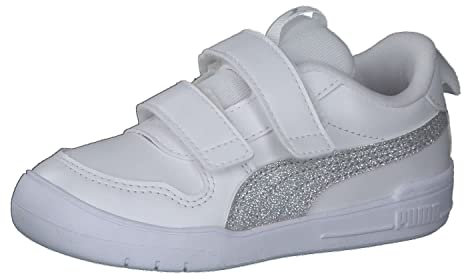 Puma Multiflex Glitz FS V Inf, Botas Unisex Adulto, White, 19 EU