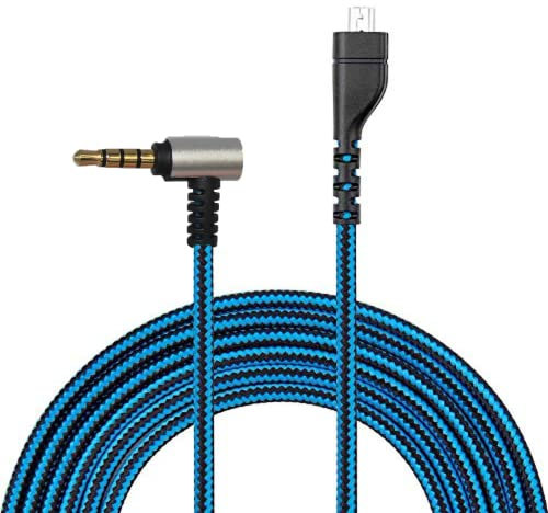 Adhiper Arctis 7 câbles pour casque de jeu - Câble audio auxiliaire pour casque SteelSeries Arctis 3 5 7 Pro - Bleu - 2 m