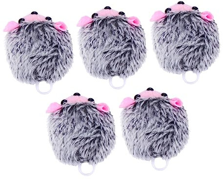 Beavorty Katzenspielzeug Aus Plüsch 5er-Pack Interaktives Spielzeug Für Katzen Teaser-Spielzeug Für Haustiere