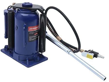 ACROSSPART Cric hydraulique pour bouteille de 20 tonnes, cric hydraulique à air, outil de levage de bouteille hydraulique, cric pneumatique portable pour réparation automobile, ascenseur domestique
