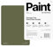 Hemway - Peel & Stick Sample for Our Chalk Based Furniture Matt Paint - Dark Moss Green | A5 Damage-Free, Accurate Colour Swatch | Test Our Chalky Matt Shabby Chic Finishes for Interior Decor