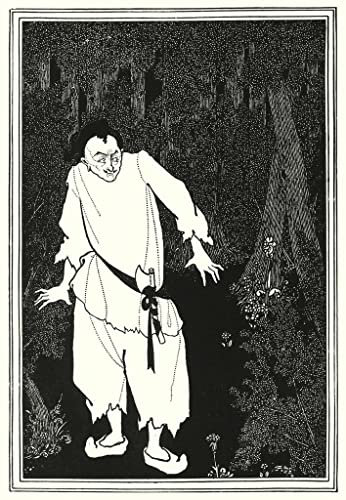PSVDCTOO Gefeiert Wandbilder Kunst Poster Poster Wandbild Ali baba im wald von aubrey beardsley für Heimdekoration60x90cm