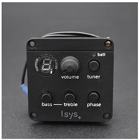 1 Ensemble de préampli de Guitare, boîte électrique, Micro de Guitare Acoustique Folk, amplificateur de Guitare, Son réglable Acoustique Guitare