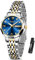 Taxau Uhr Damen Blau - Wasserdicht Armbanduhr Damen mit Datum - Watch Uhr Damen Damenuhren mit Metallband Luxus Diamant Dekoration Watch for Women