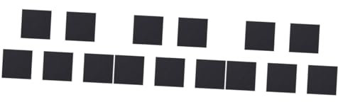 Hohopeti 15 Stk Vibrationsisolationspads auto-stoßdämpfer auto stoßdämpfer sound dampening sound deadening Anti-Vibrations-Pads zum Waschen Anti-Vibrations-Matte Antivibration Black