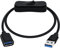 HuaLiSiJi USB 3.0 Cable with Switch USB Male to Female Extension Cable 90 Degree Supports 5Gbps Data Transmit and Power Supply, Laptops (Down, 0.3 m)