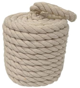 Rope Door Stopper - Weighted Rope Door Stopper | Rope Knot Cotton Door Stop with Handle | Multipurpose Rope Door Wedge | Rope Knot Door Stops | Farmhouse Rope Door Wedge | Blocker Keeps Door Open