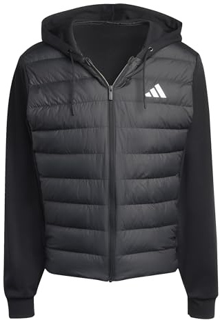 adidas Herren Essentials CLIMAWARM Hybrid Down Hooded Jacket