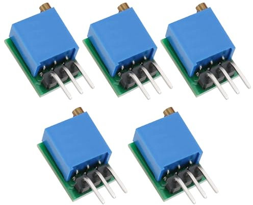 EMSea 5 Pezzi Generatore Di Segnale Regolabile Da 0,8 Hz A 60 Hz Generatore Di Segnale A Onda Quadra NE555 Modulo Di Frequenza Regolabile DC 5-15 V
