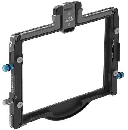 KONDOR BLUE | Single Tray Stage Kit | Matte Box Add-Ons, Adjustment knobs are Captive/toolless, pivoting Magnetic Filter Catches, Magnetic Filter Tags, & Premium Filter Trays