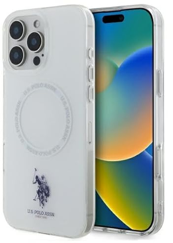 CG MOBILE US Polo USHMP16XHOCLDPW Hülle für iPhone 16 Pro Max 6.9 weiß IML Ring