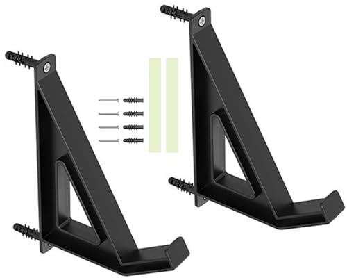 FeiYeup Widely Fit Wall Mounted Holder Keyboard Display Stand for Tablets Keyboard and More Double Installation Rack