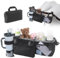 JAYOBGO Doppel-Kinderwagen-Organizer-Tasche für Bob Baby Jogger City Mini GT2 Jeep-Kinderwagen, universelles Zubehör mit Getränkehalter, Kühltaschen, abnehmbare Tasche, Schwarz (nur Tasche)
