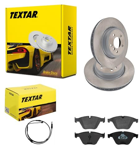 TEXTAR Bremsscheiben 348mm + Beläge vorne passend für 5er F10 F11 Limo + Kombi