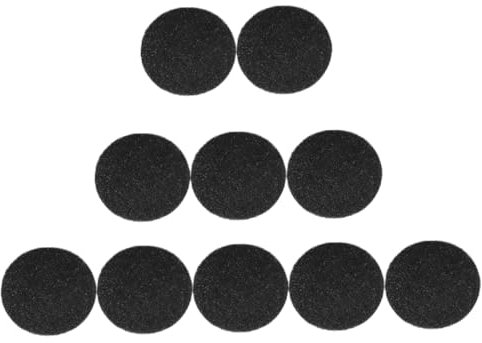 DOITOOL 10stücke Teiliges Aktivkohlefiltermatten Rund Waschbare Baumwoll-filterpads Zur Luftreinigung Geruchsneutralisierend Passend Für Kompostbehälter Und Kleine Mülleimer Einfach Zu Sch