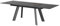 Casa Dolce CELIADA ausziehbarer Esstisch, Schwarz, 160-240x90x76 cm, Tischplatte aus Glas und Keramik, 2 Einlegeplatten, Untergestell aus pulverbeschichtetem Metall, 150 max. Belastung