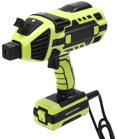 Saldatrice ad arco luminoso, saldatrice manuale con inverter IGBT, 6 variabili, set di saldatrice elettrica ARC portatile per barre filettate da 2,5-3,2 mm (verde)
