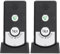 Wireless Voice Intercom di Discorsi a 2 Vie a 2 Vie con Durata della Batteria di 48h 1000 M per Caregiver Anziani disabili. (Black)