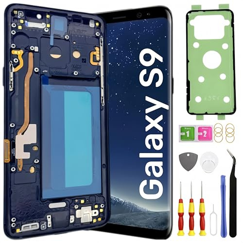 Écran TFT Galaxy S9 de remplacement pour Samsung Galaxy S9 écran LCD tactile numériseur écran Pantalla avec cadre kit d'outils 5,8 pouces SM-G960U G960F Noir