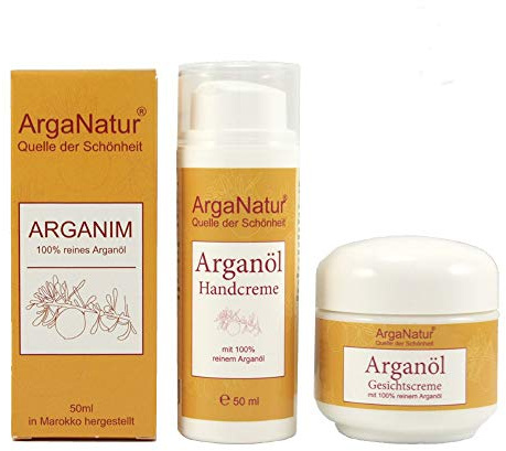 Bio Arganöl Kosmetik Speiseöl Marokko | Kaltgepresst, 100% reines BIO nativ, Vegan, Für Körper, Haut & Nägel, Anti-Aging