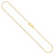 EDELIND Feine Panzerkette Gold 1,1 mm | 8 Karat | Länge 60 cm | Damen Goldkette Herren 333 Echtgold | Kette Damen aus Gelbgold ohne Anhänger | Halskette Damen Mädchen Gold Schmuck Geschenk Box