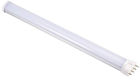 Othmro Luz LED horizontal, 1 bombilla de tubo, AC85-265 V 18 W 6000 K, luz diurna, tubo de luz de conexión horizontal de luz LED 2G11, hotel, iluminación exterior
