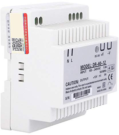 DR 60-12 AC/DC 60W 100-240V Transformator Hutschienen Netzteil Industrielle Netzteile PWM Steuerung mit Einem Ausgang Hochgenaue Din Schiene(DR 60-12)