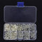 270Pcs M2/M2.5/M3/M4/M5 Nylon-Schraubenmutter-Unterlegscheiben-Kit, Nylon-Schrauben-Sechskantmutter-Abstandshalter-Montagezubehör-Sortimentskit mit Kunststoffbox, Schwarz/Weiß(White)