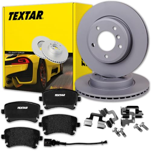 Textar Bremsscheiben + Beläge hinten | 92121403 + 2332602 für T5 + T6 Transporter Bus
