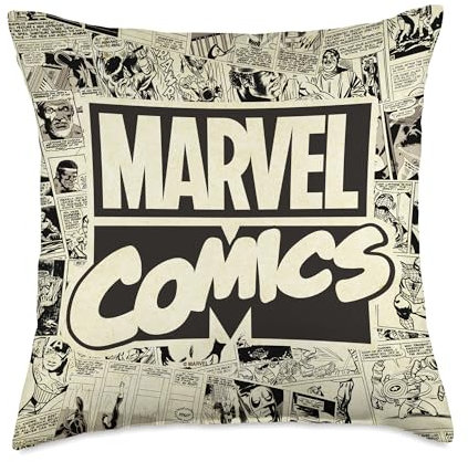 Marvel Retro Comic Panels Throw Pillow, 18x18, Multicolor