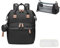 SONARIN Multifunktional Baby Wickelrucksack Wickeltasche mit Faltbarem Babybett,Tragbare Wasserdicht Wickeltasche Rucksack Kinderwagentasche mit Matte,Schnullertasche & USB-Anschluss(Schwarz)