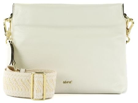 Abro Leather Dalia Crossbody Bag Cita Big Ivory
