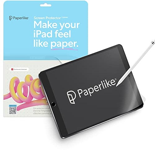 Paperlike Folie (2x) für iPad 10.2 9. Generation (2019/20/21) für ein authentisches Papiergefühl