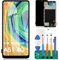 Ecran OLED pour Samsung Galaxy A51 4G Ecran LCD de Remplacement pour Samsung A51 Display A515 Touch Digitizer Assembly Repair Kits with Frame(Support Figerprint Function,Normal Display Area)