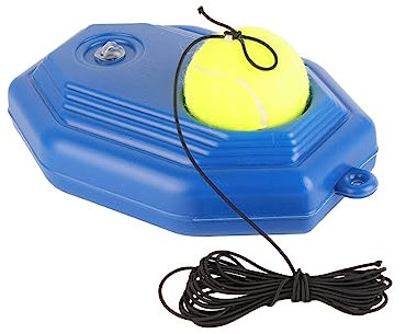 Base Per Allenatore di Tennis, Set di Allenatore Per Base Posteriore Per Pallina da Tennis Corda Elastica in Gomma Palla da Rimbalzo Per Allenatore di Tennis Base di Alimentazione Resistente Per La Pr