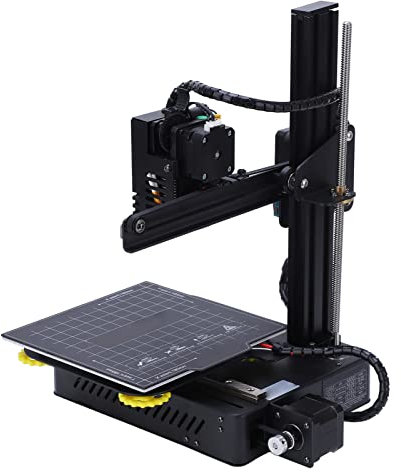 Hohe Genauigkeit 3D Drucker, 3D Drucker XY Doppelschiene Schnellkühlender 3D-Drucker 110V 220V, Softwareunterstützung für Cura, für Slice, für Host, 3D Drucker (EU-Stecker)