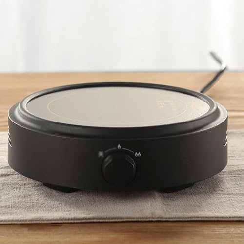 Household Small Electric Ceramic Stove Tea Boiler 800W Small Induction Cooker Water Boiler,Black