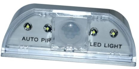 Gadpiparty 3 Pcs Human Sensor Light Outdoor Motion Light Ir Sensor Pir LED Lamp Night Lamp Outdoor Keyhole Light Door Locks for Front Door Auto Door Lock Cabinet Light Indoor Plastic