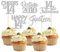30 Stück Vintage 2011 Cupcake Toppers Glitzer Happy 14th Geburtstag Tortendeko Cheers to 14 Fabulous Fourteen Kuchen Deko für 14th Geburtstag Hochzeit Jahrestag Party Silber