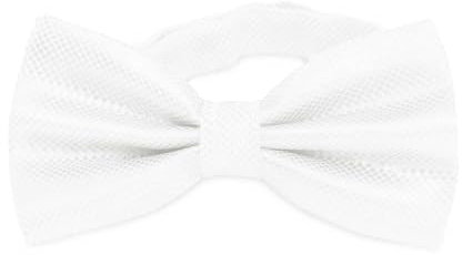 OcioDual Pajarita Blanco, Pajaritas Hombre, Pajarita Hombre a Cuadros con Cierre de Gancho Clip Ajustable, 12cm x 6cm, Accesorios Ropa para Celebraciones, Fiestas, Trabajo, Bodas y Eventos