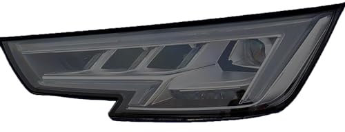 JiAQen Für Audi A4 S4 RS4 B8 B9 8K 8W 2012-On 2022 2023 Autoscheinwerfer Schutzfolie TPU Aufkleber,Anti-Kratz-Folie Transparenter geräucherter schwarzer TPU-Aufkleber,Blackened