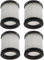Daaxing HEPA-Filter für Beldray Airgility BEL0776 BEL0813 BEL01171 Staubsauger-Ersatzteile, Staubsaugerfilter (4 Stück)