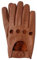 COLOURLINX Mens Leather Driving Gloves italian Desgin soft and thin Lambskin Leather Gym Wheel Chair Gloves (Tan, L)