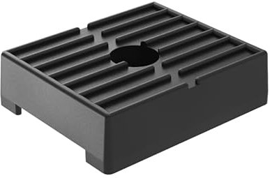 DOMAR Bootsauflage rutschhemmend, Bugauflage in Zwei Größen, Gummipuffer für Trailer, Bootsanhänger (12 x 10 cm)