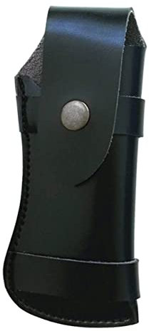 MAGICLULU Pu Leder Cutter Cover Gürtelhalter Praktischer Klingenschutz Für Outdoor Camping Angeln Bbq Bequemer Schutz Und Einfache Befestigung Am Gürtel Robust Und Leicht Kratzfest Und Schmu