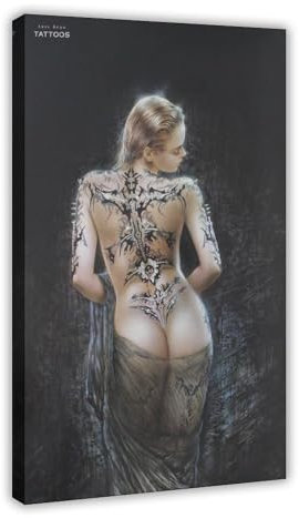Poster 2000 Luis Royo (5) auf Leinwand, Wandkunst, Dekor, Bild, Gemälde für Wohnzimmer, Schlafzimmer, Dekoration, 60 x 90 cm