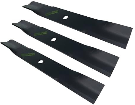 perfektGarten 3 lames de tondeuse à gazon de 47 cm compatibles avec John Deere avec plateau de 137 cm/54 / 96-306 330-365 051509 M76467